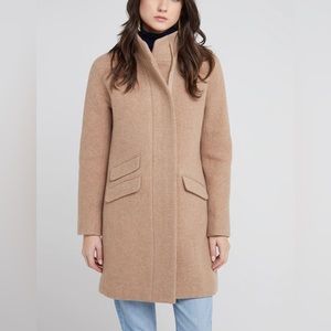 J Crew Cocoon Stadium Cloth Wool Coat - Camel size 00